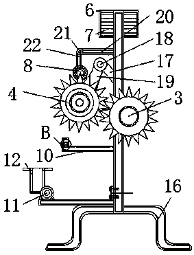 Combined device for thread feeding and yarn guiding of textile machinery