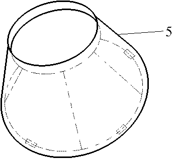 Safety protection skirt capable of preventing fall injury during falling