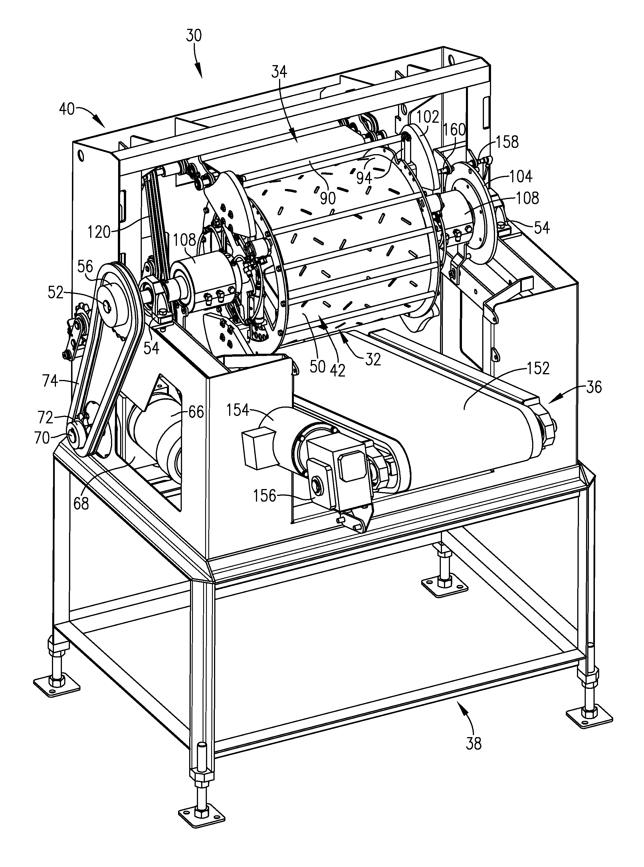 Apparatus and method for processing of pork bellies