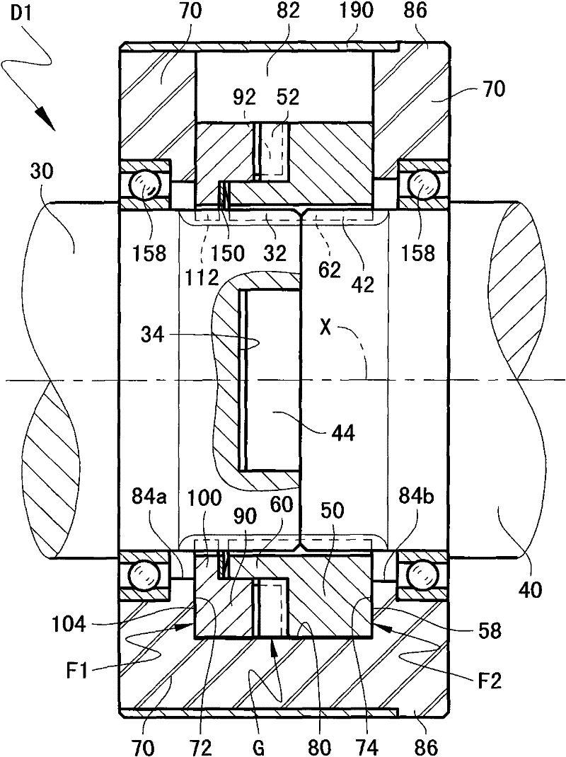 Space wedge type irreversible transmission device and whole active driving lifting mechanism