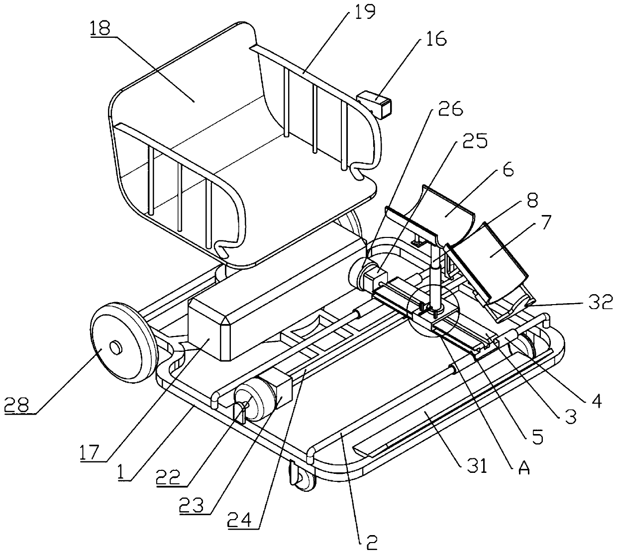 Auxiliary recovery instrument for fracture