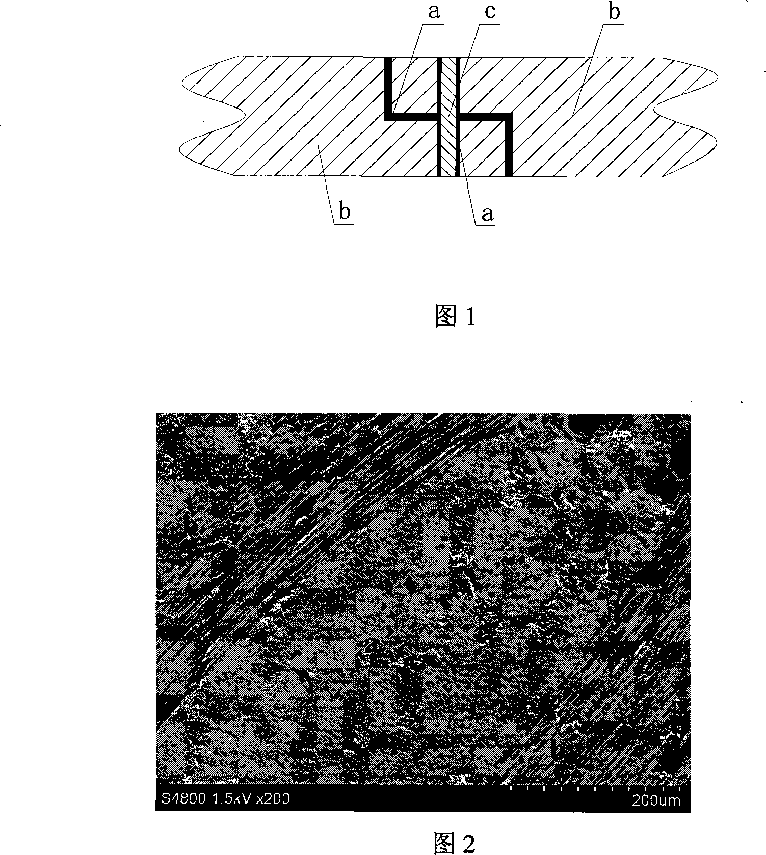 SiC based composite material component and on-line jointing preparation method thereof