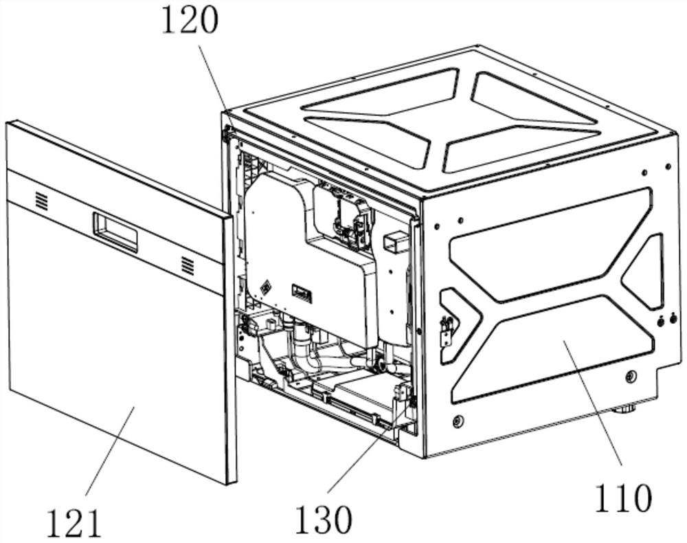 Drawer type dish-washing machine and multifunctional kitchen ware thereof