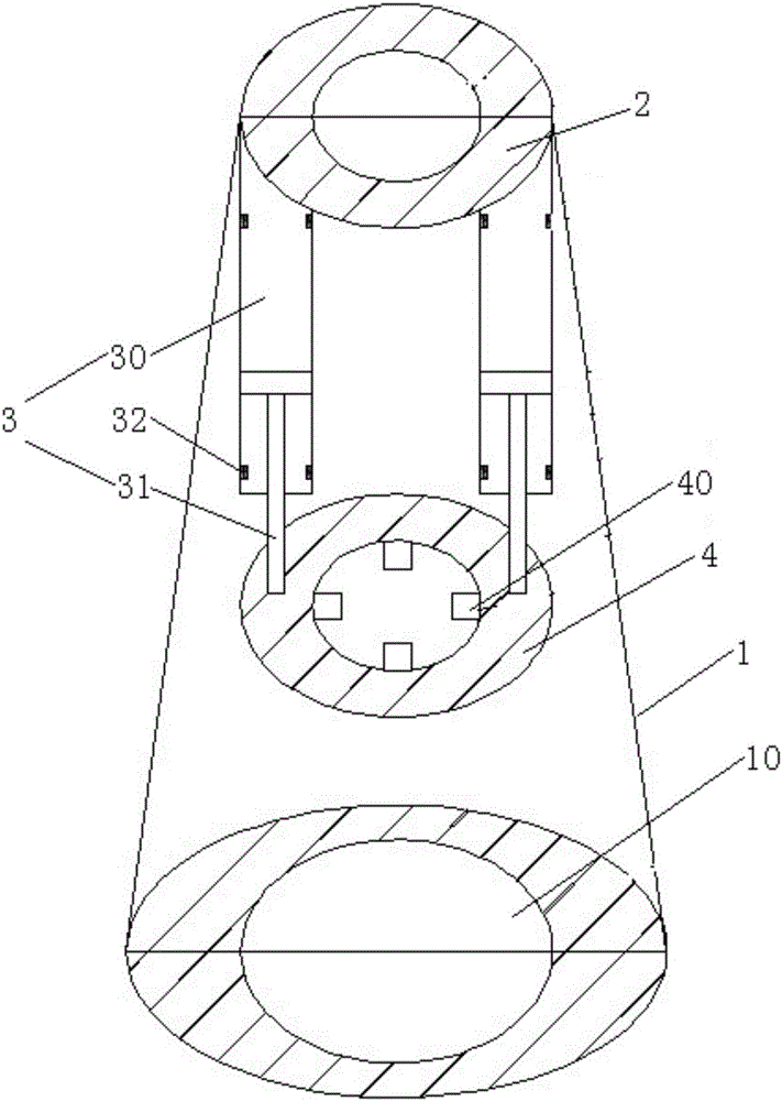 Suspension device for riser and its suspension method