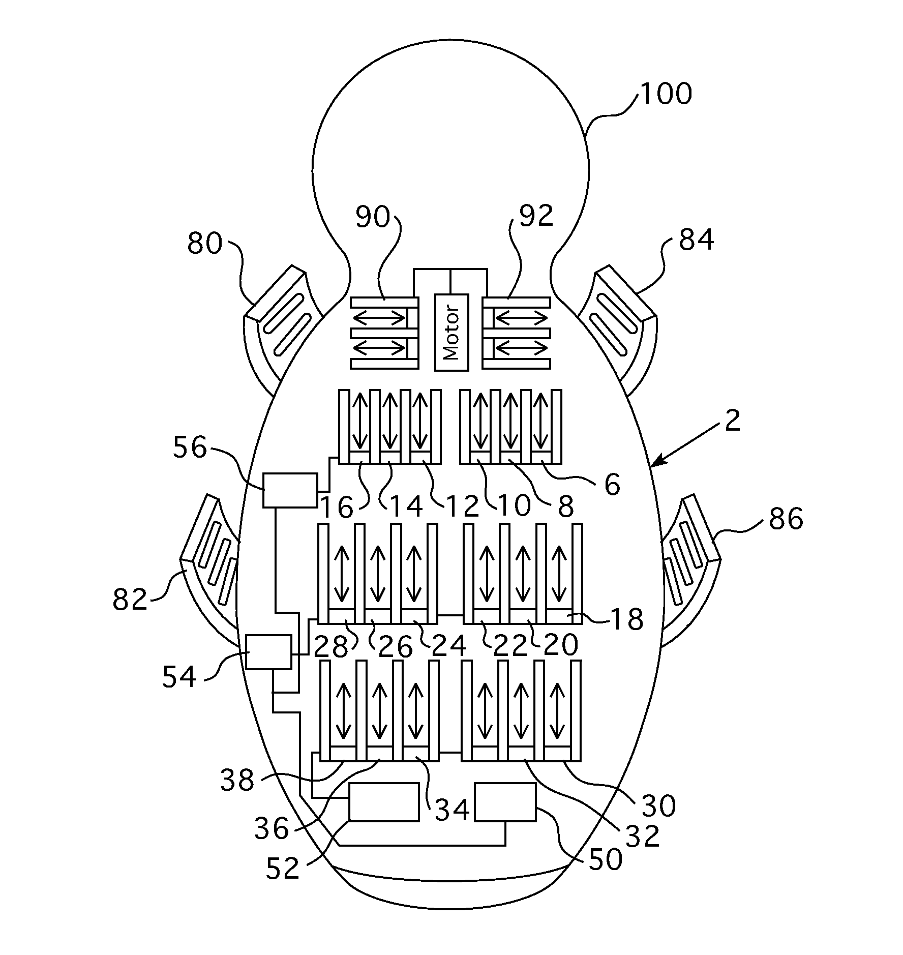 Automated infant massager