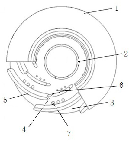 A bubble crushing hybrid transmission submersible pump impeller