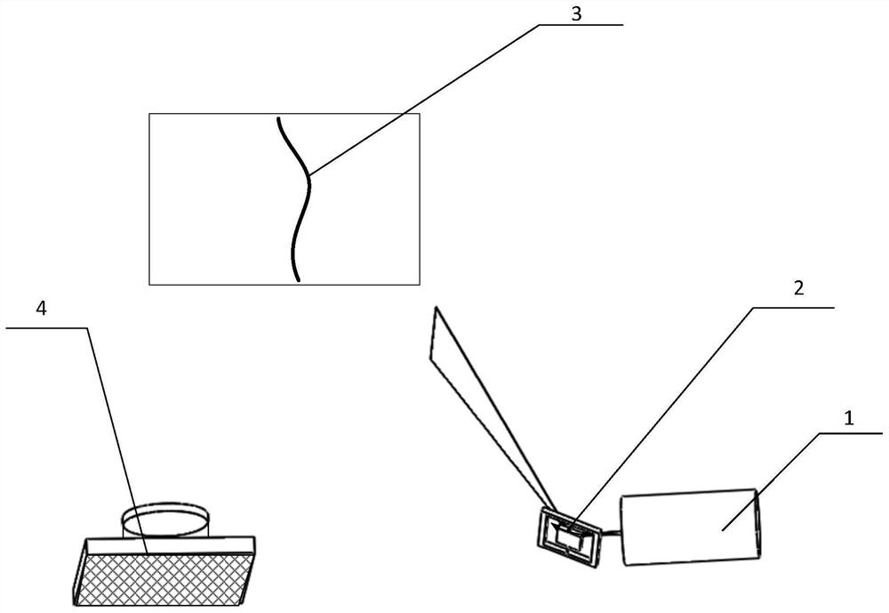 Laser line scanning 3D detection method and system based on scanning galvanometer and event camera