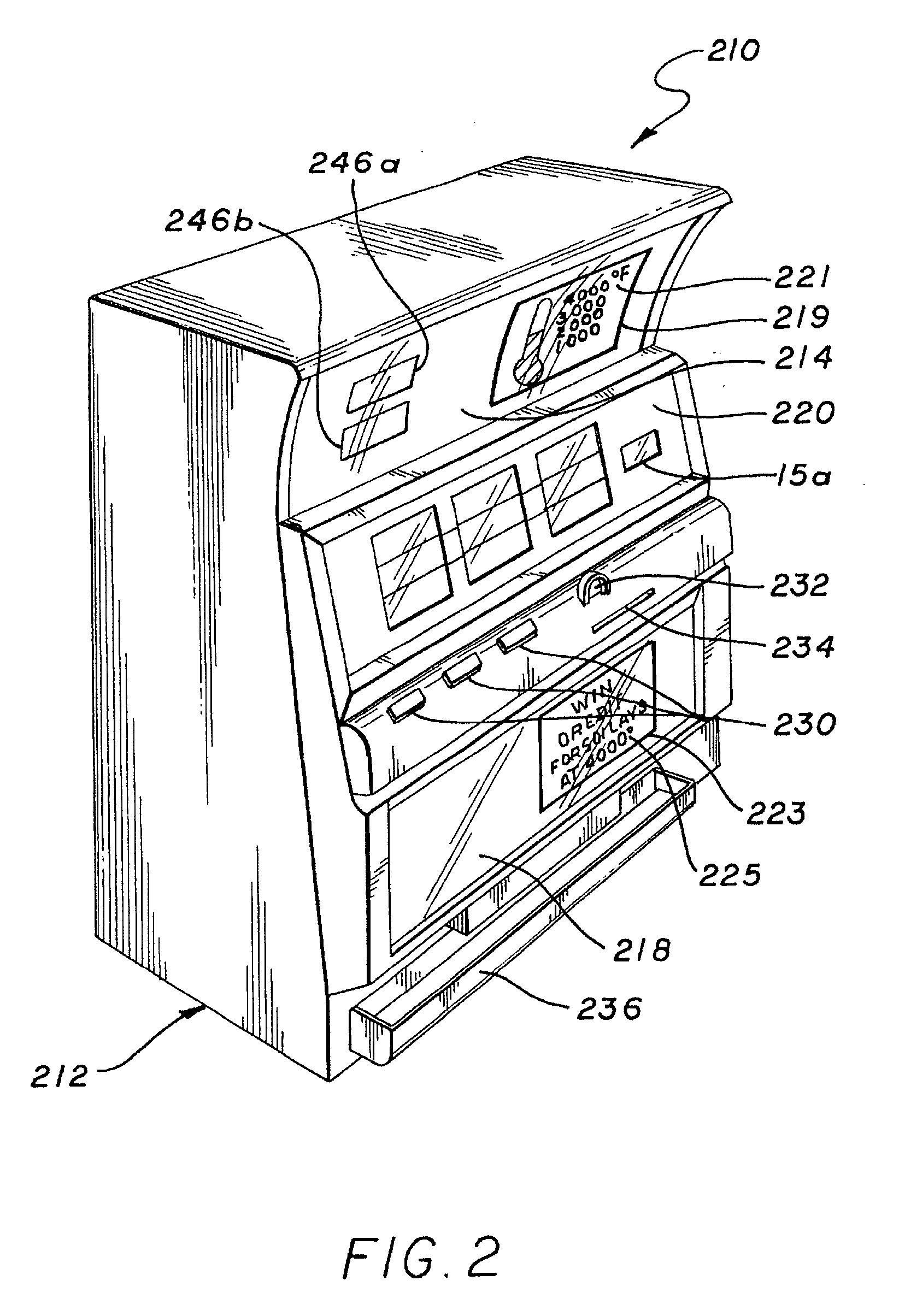 Gaming machine having secondary display for providing video content