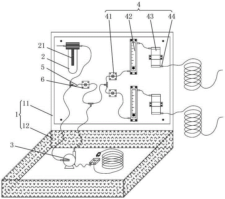 Portable flue gas sampling device