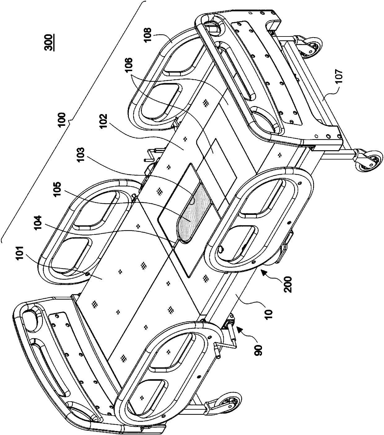 Nursing bed capable of allowing patient to relieve bowels in sitting posture