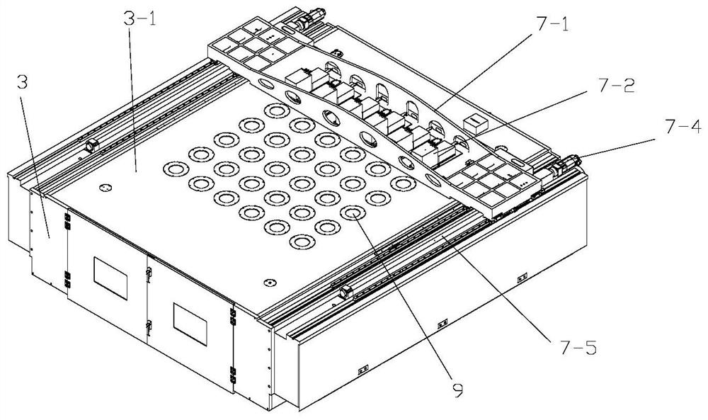 High-efficiency large-scale selective laser melting forming device