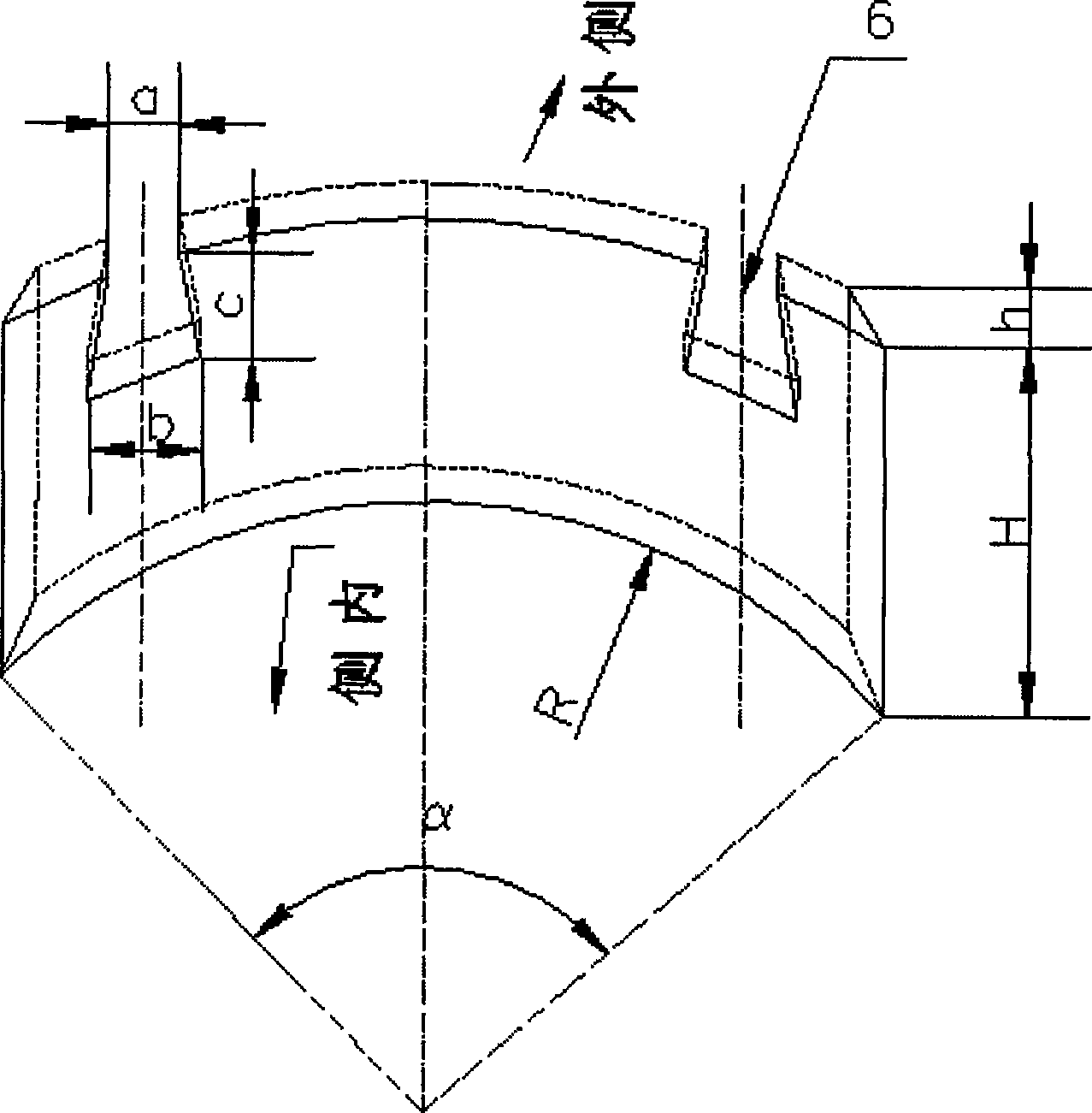Baffle for special-shaped blank continuous casting machine tundish and preparation method thereof