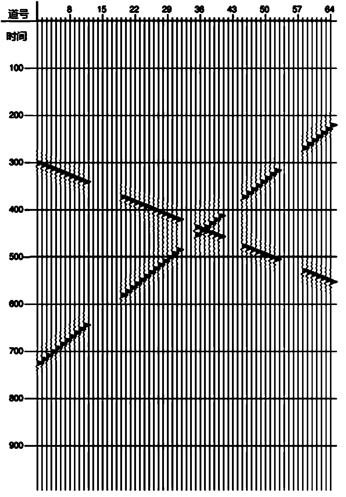 Seismic data reconstruction method and device