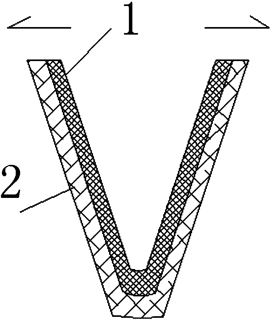 Sharp type biological film capable of improving fracture healing