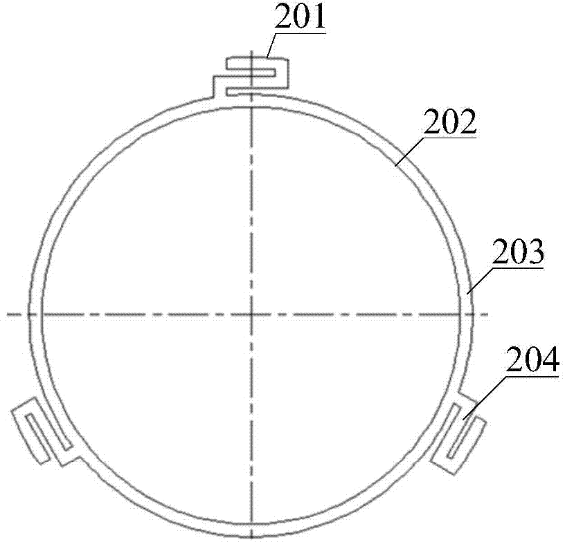 Supporting structure for coaxial light-small type reflecting mirror with high thermal stability
