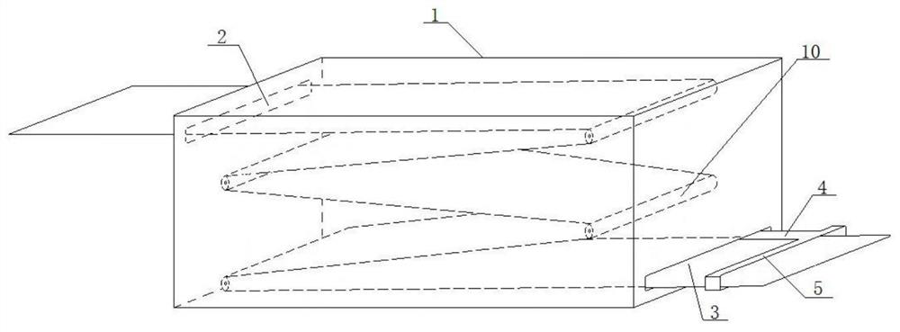 A line type filter cloth oven