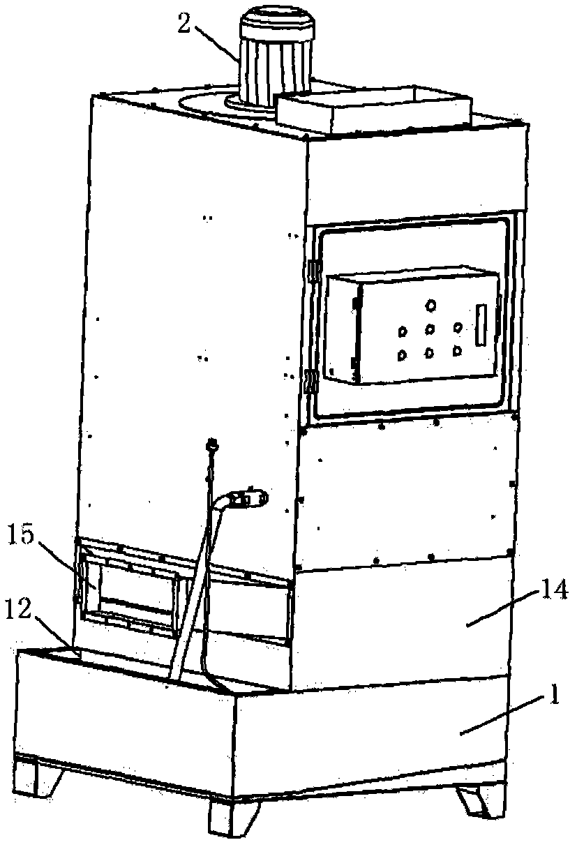 Integrated purification plant for industrial dust and obnoxious gas