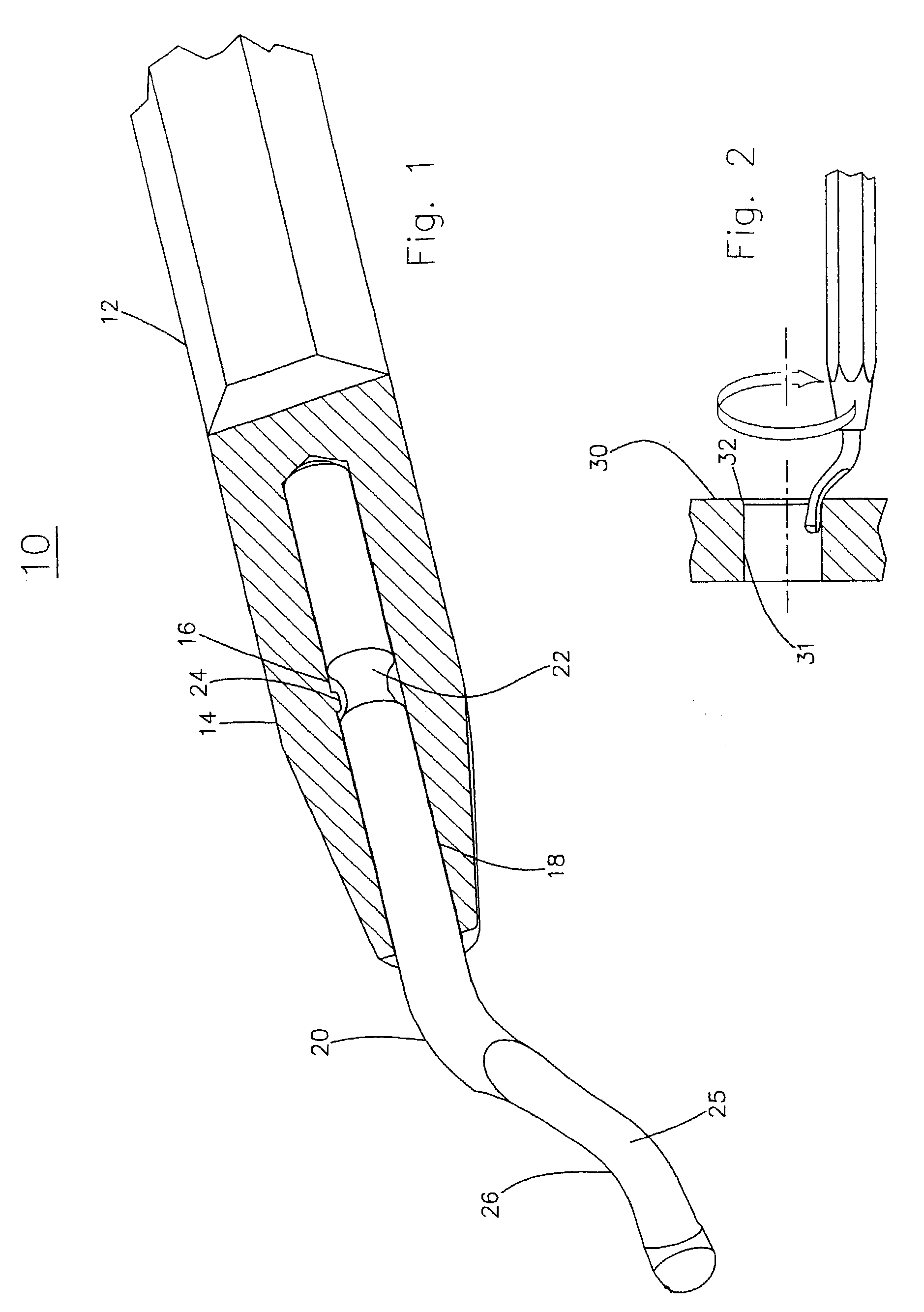 Hand tool and knife for deburring
