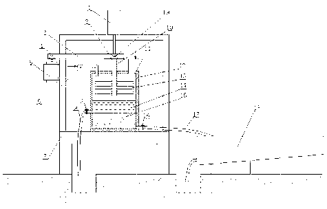 Foundry used sand wet intermittent regeneration method and equipment thereof