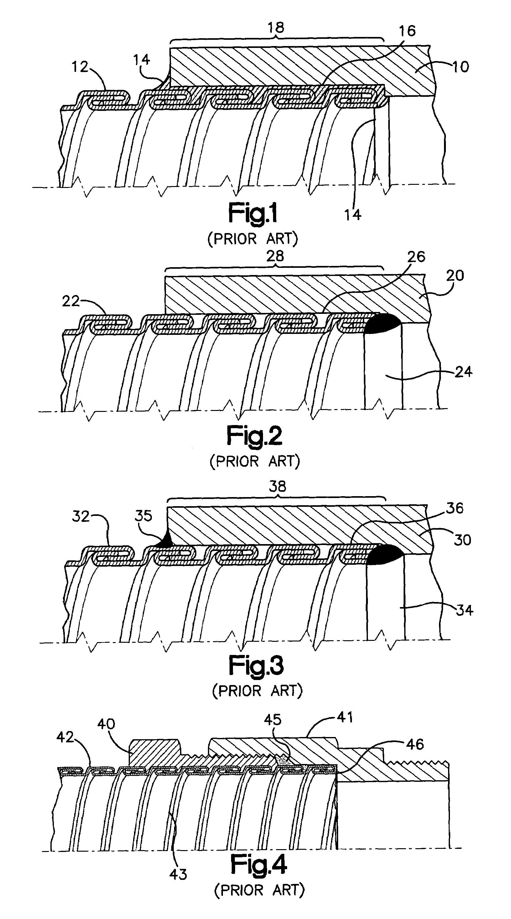Flexible metal hose assembly and method of making the same