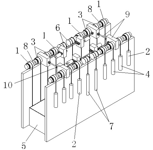Safety guaranteeing method and apparatus for vertical ship lift with counterweight