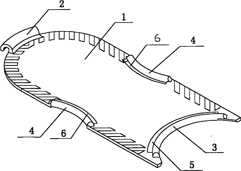 Novel cover plate for cable trench