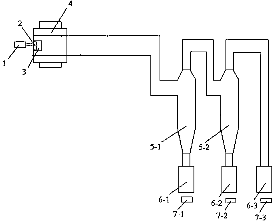Process for continuously producing micron-sized gallium oxide powder