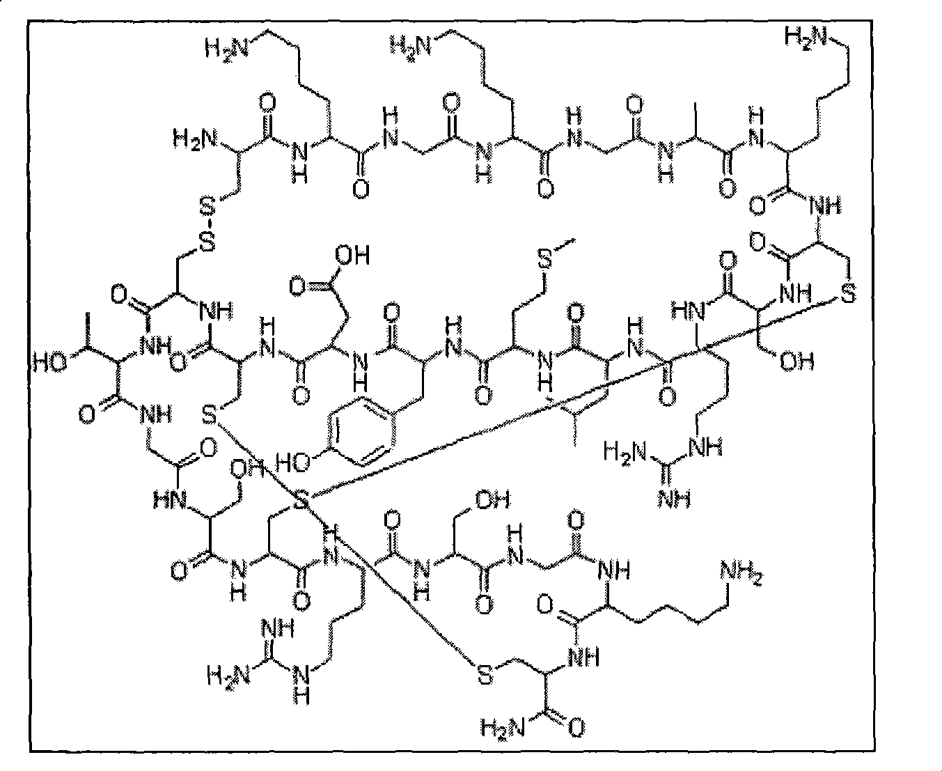 Solid phase synthesis method of ziconotide