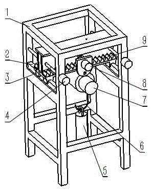 Special hoisting three-axis platform for remote maintenance of radiation devices in deep well environment