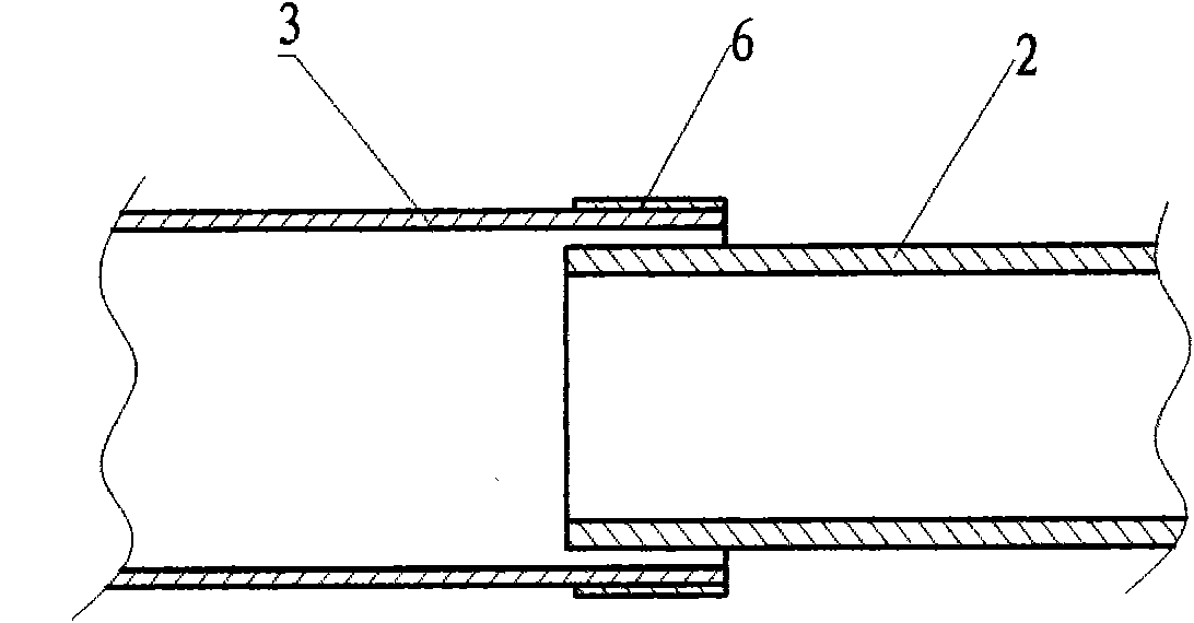 Magnetic pulse connecting method and joint structure for thin-wall metal pipelines