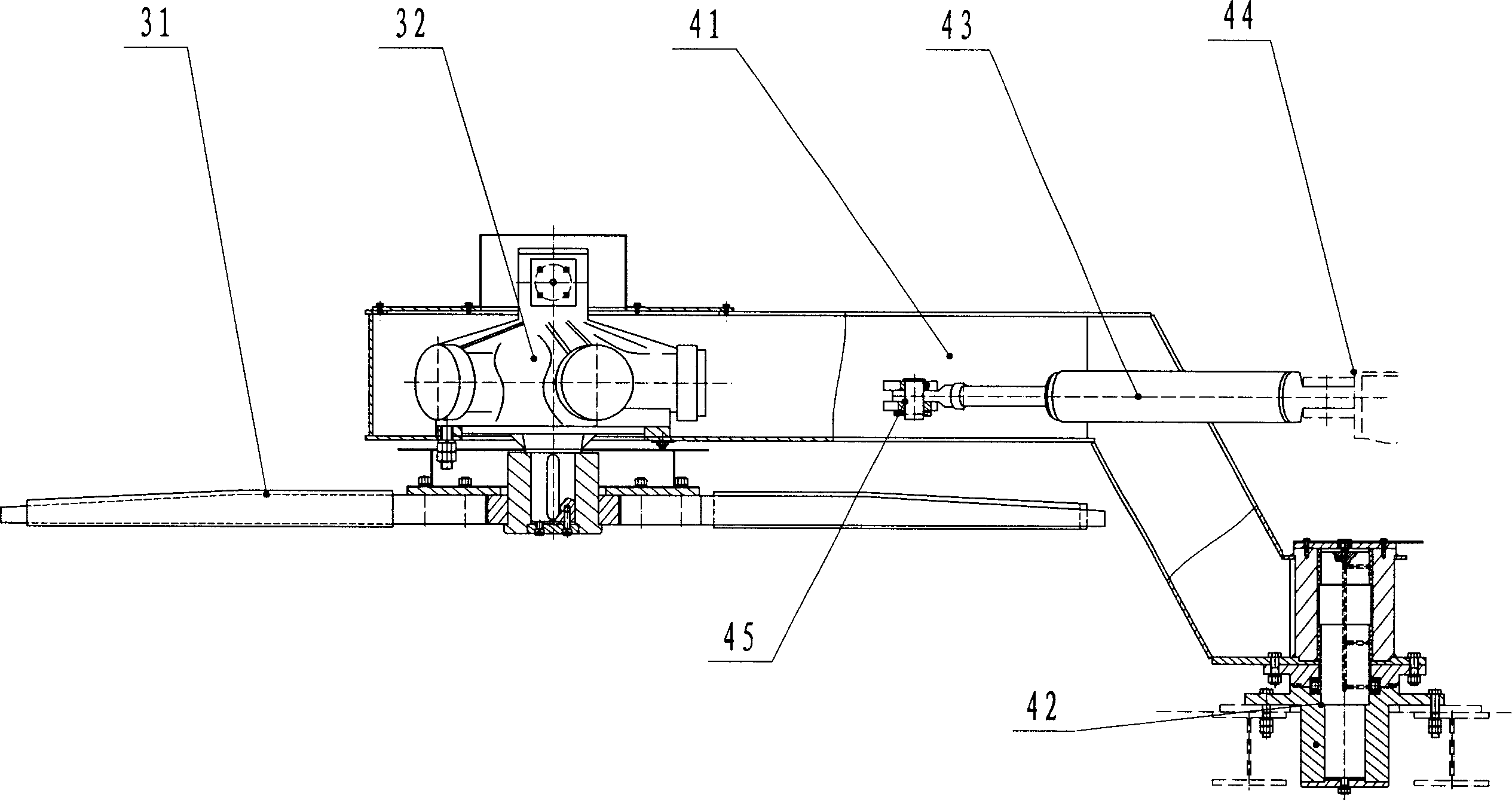 Full hydraulic prepellor coke feeder