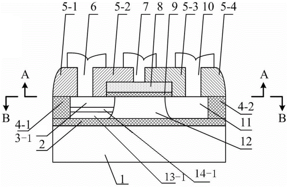 Drain/source region dielectric (pn junction) isolation front gate n-mosfet radio frequency switch ultra-low loss device based on soi process