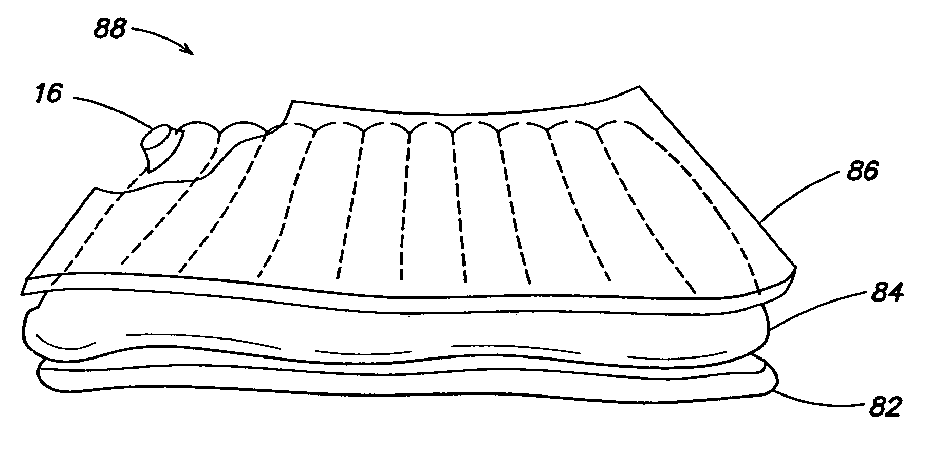 Body support surface comfort device