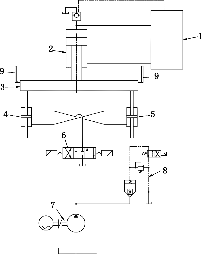 Sliding block deviation correction mechanism of hydraulic press
