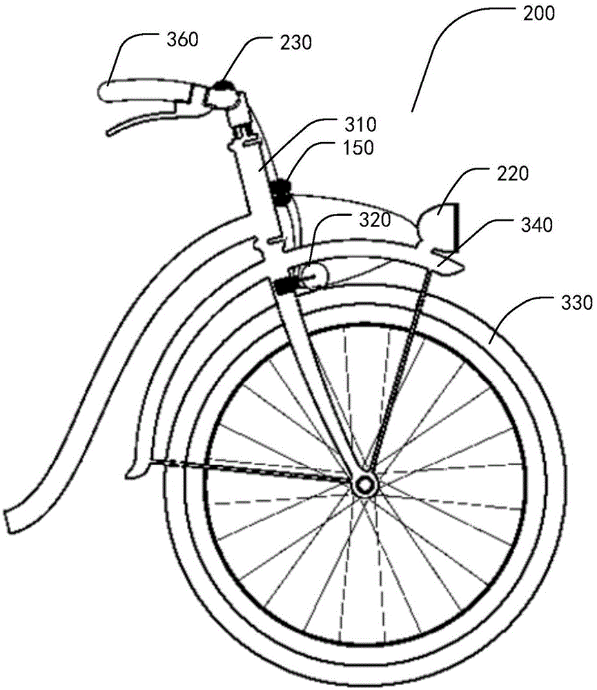 Bicycle speed measurement equipment, intelligent bicycle and bicycle speed measurement method