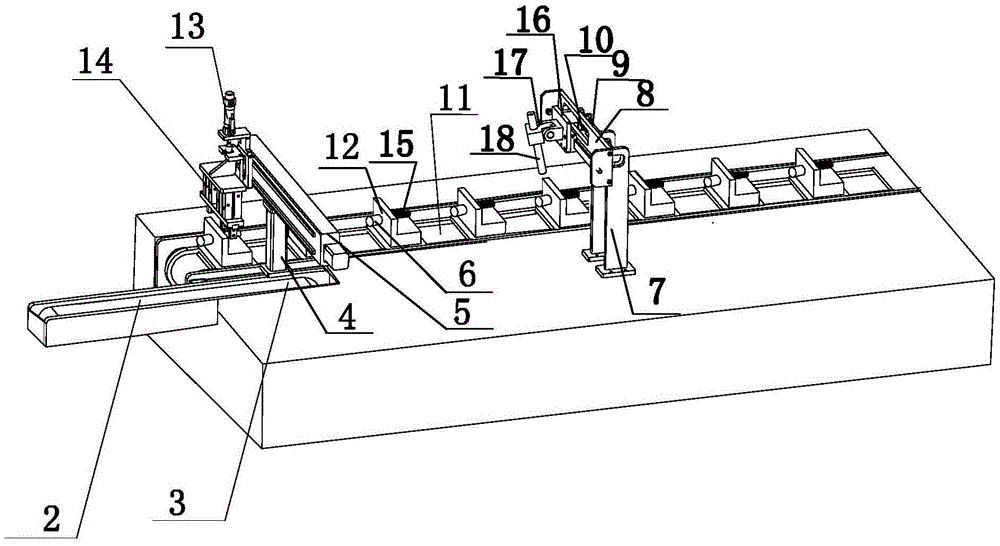 Inner hole deburring device used for screw-in type conical straight joint