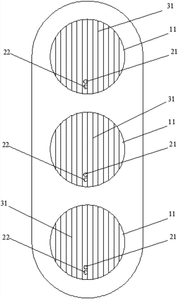 Outdoor signal indicator lamp