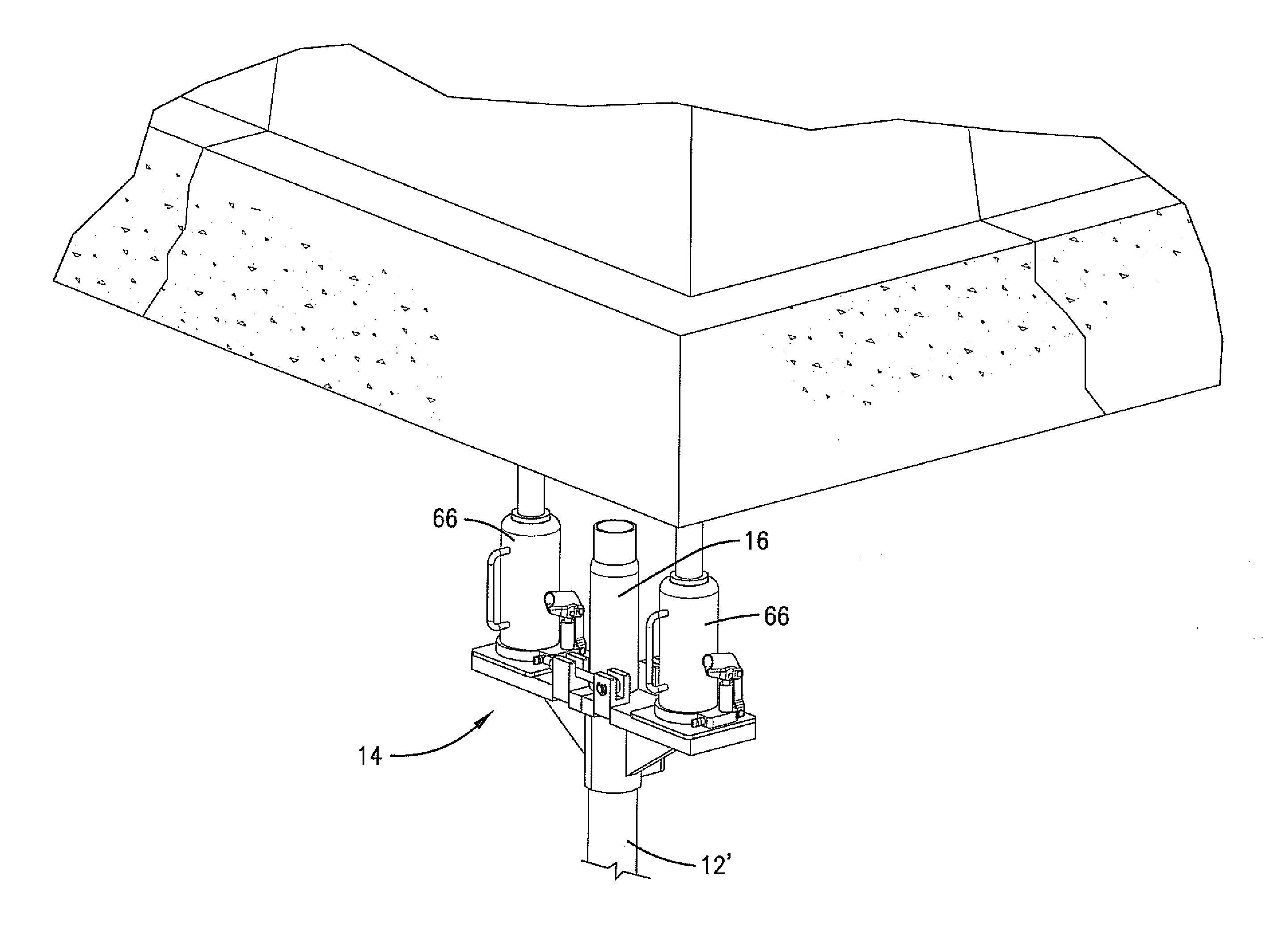 Swaged pier system and method of installing same