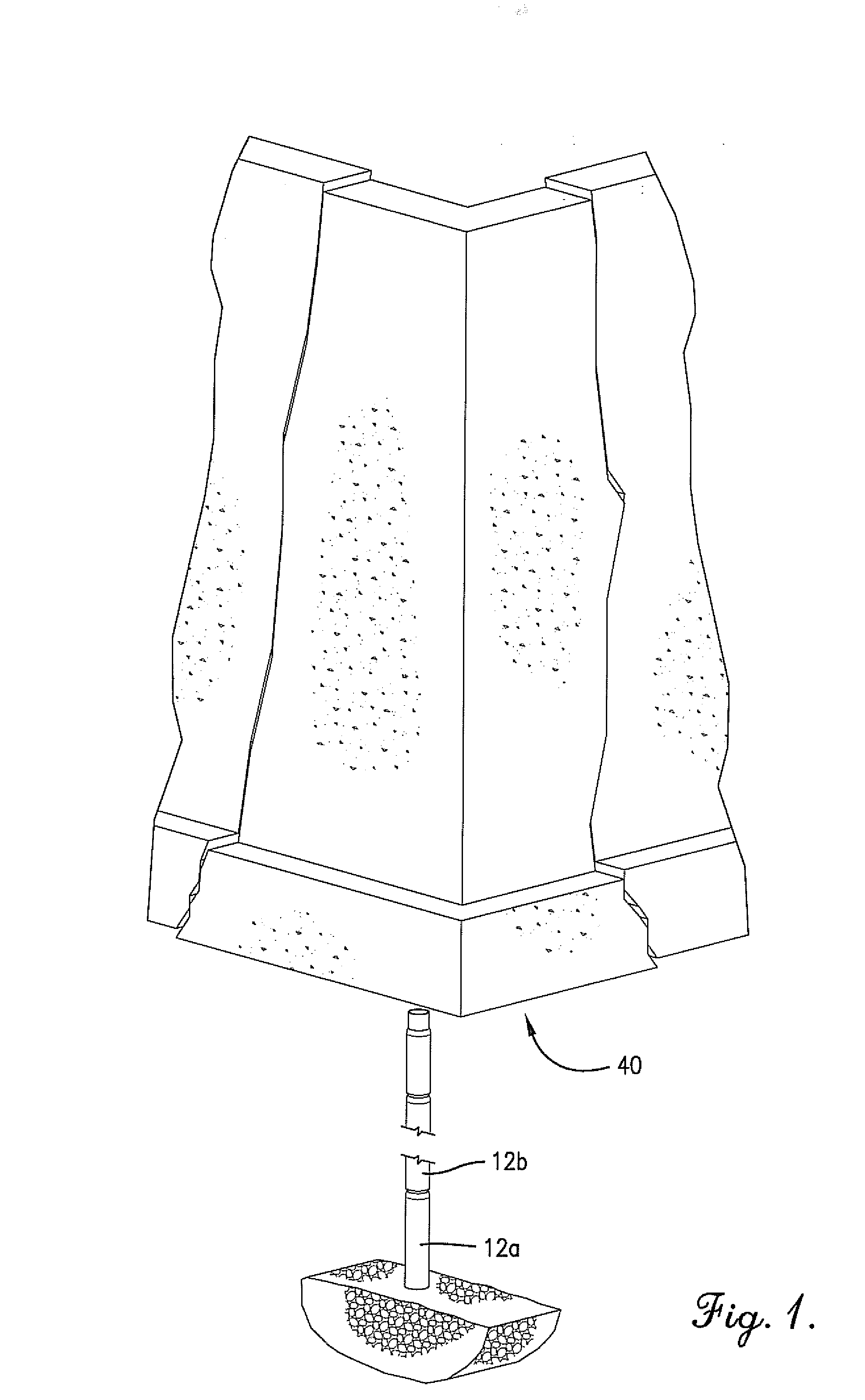 Swaged pier system and method of installing same