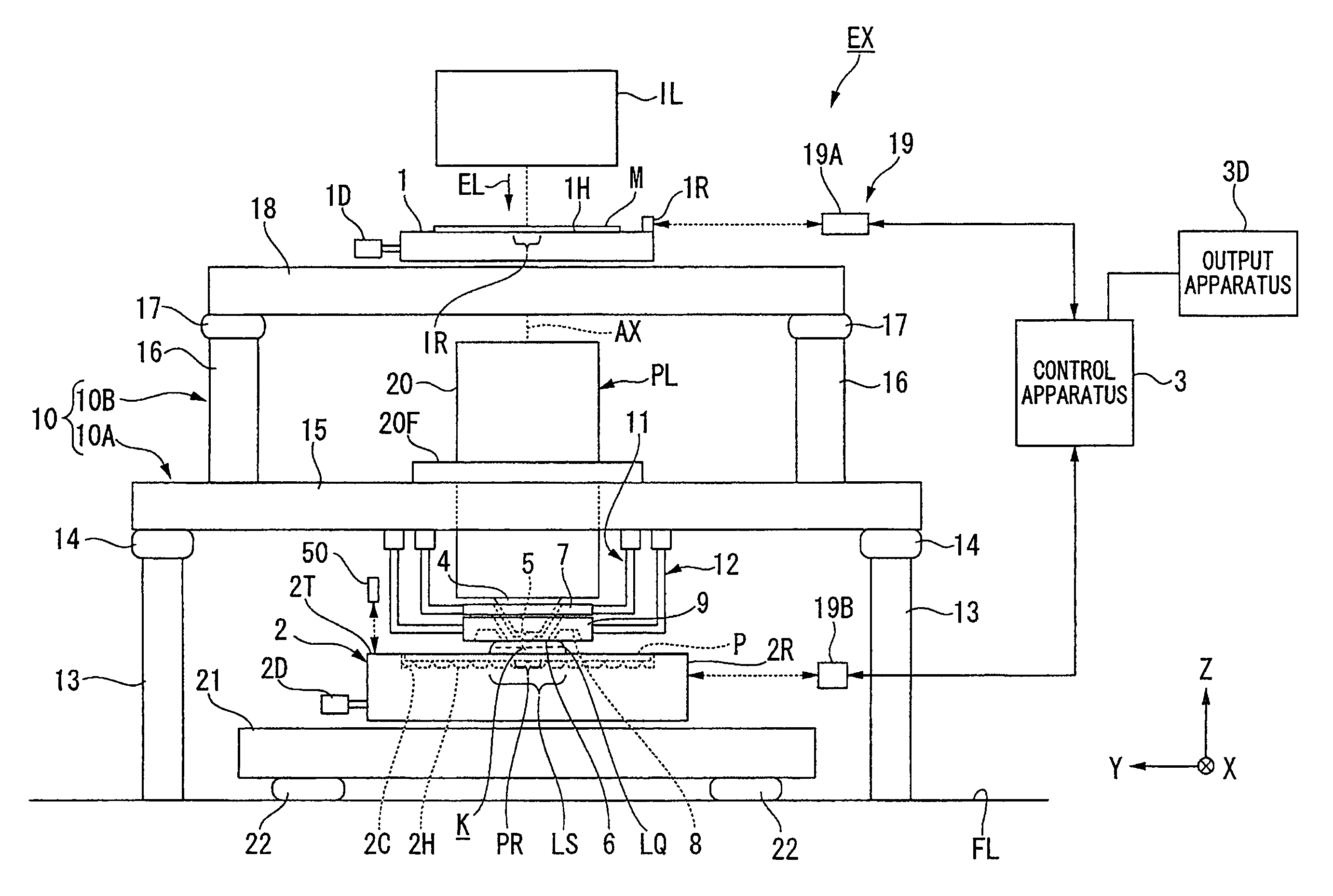 Immersion system, exposure apparatus, exposing method, and device fabricating method