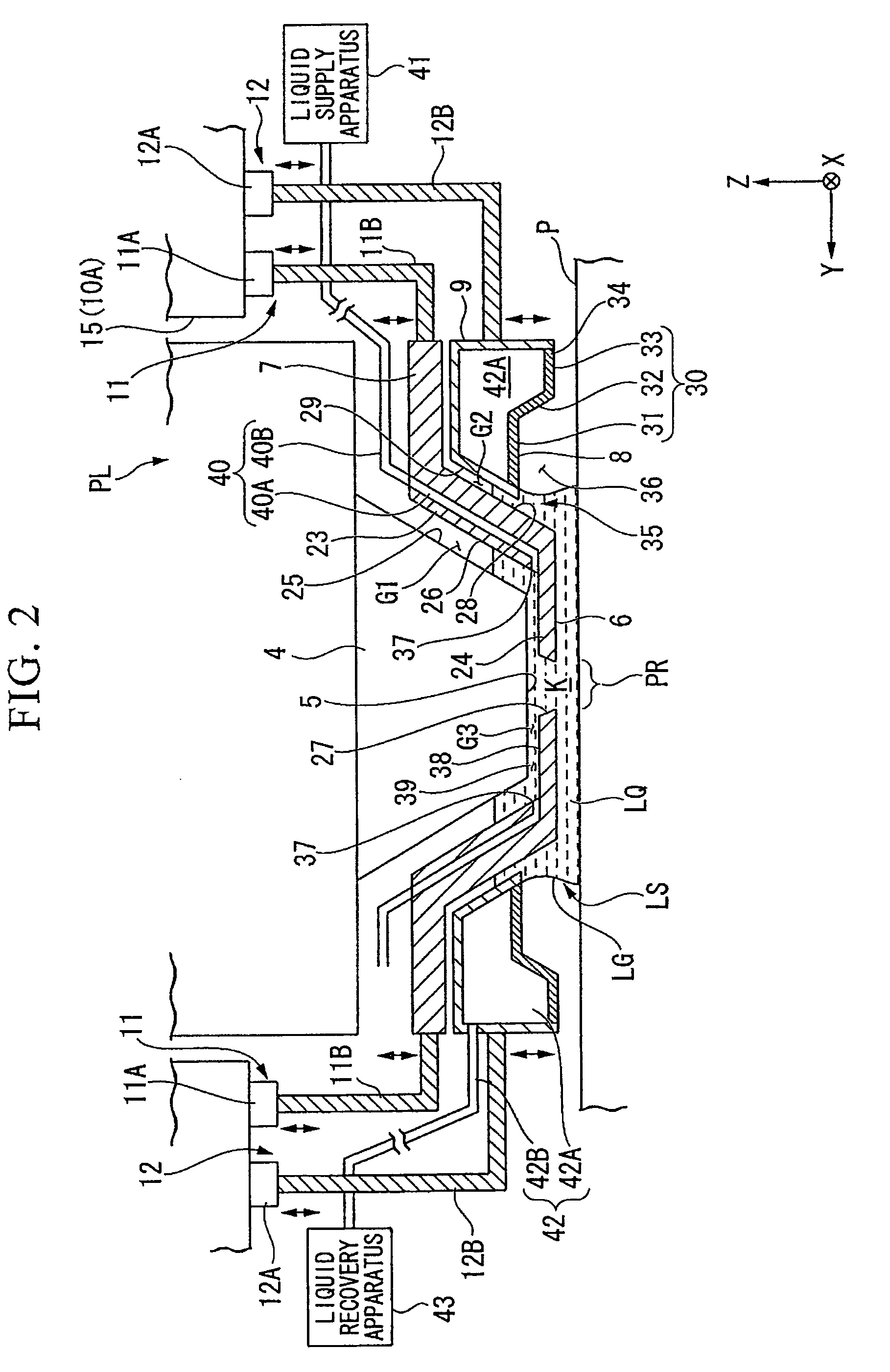 Immersion system, exposure apparatus, exposing method, and device fabricating method
