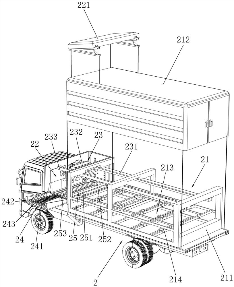 Mobile battery replacement equipment