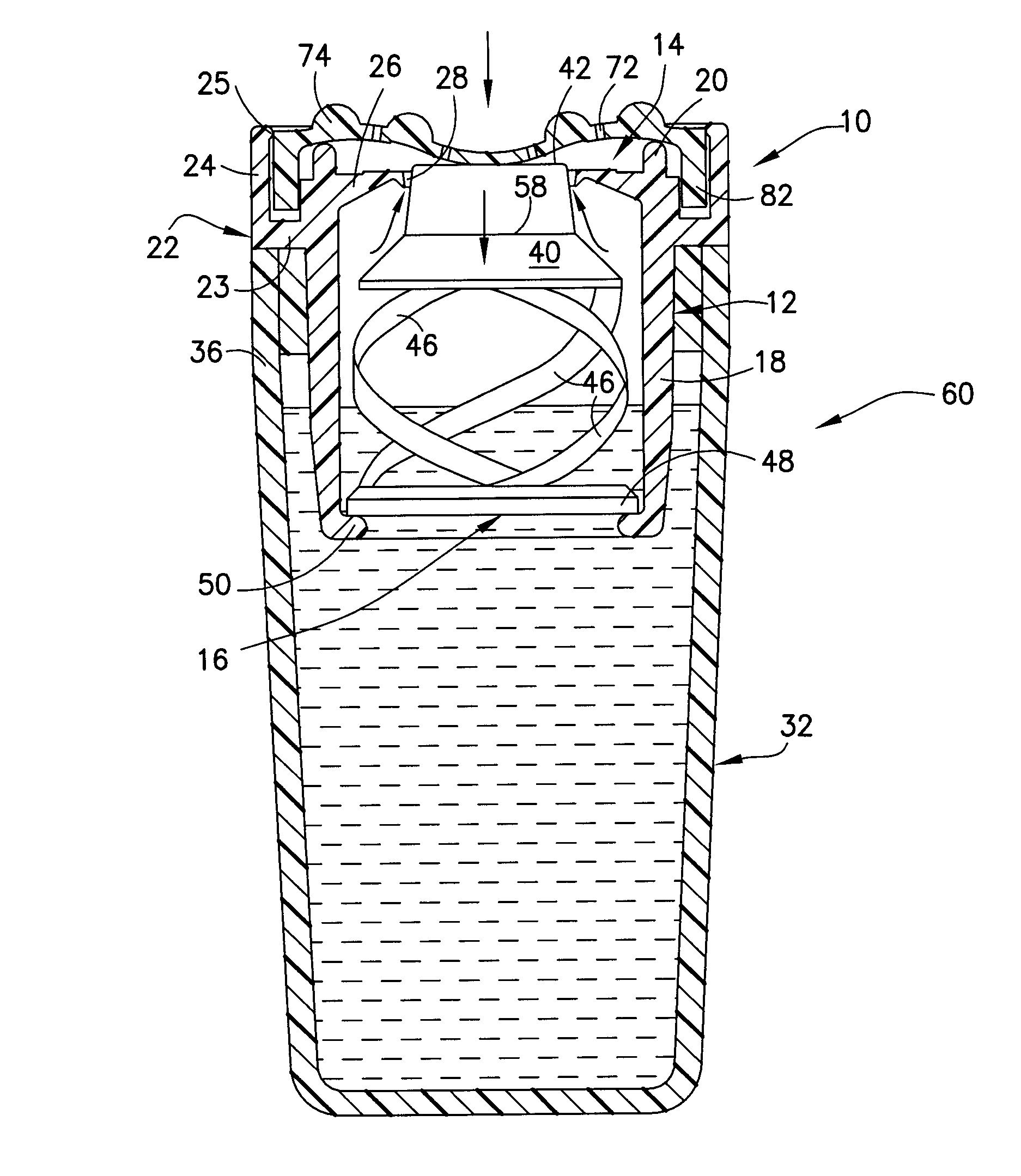 Leak-resistant liquid applicator