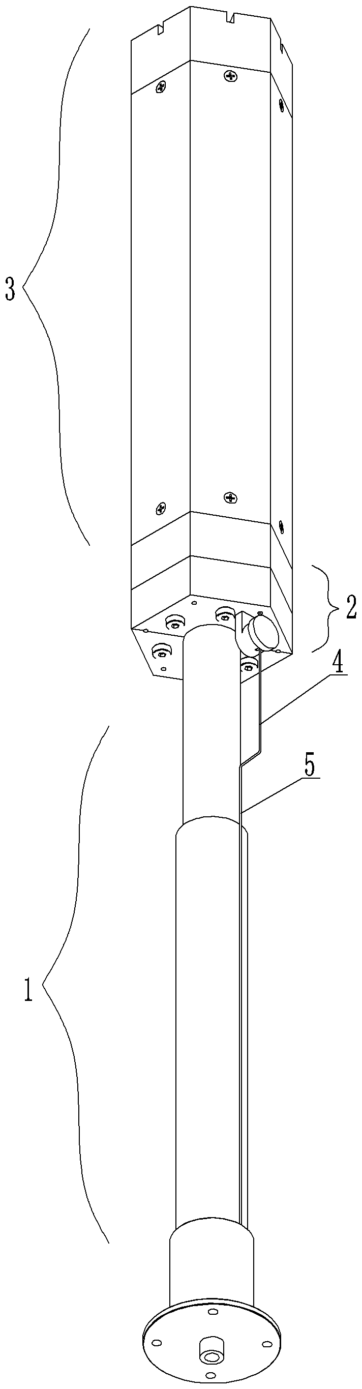 Follow-up lifting device with warm air and multi-point lifting-type warm air operation bed