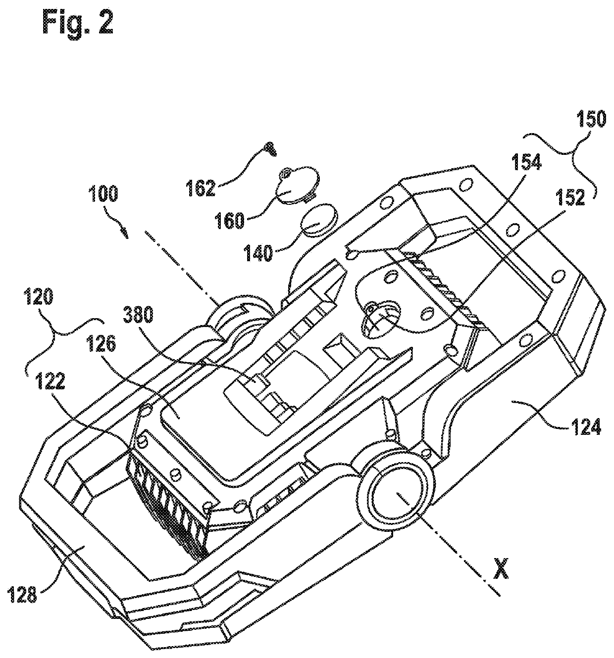 Handheld light-emitting device, in particular a work light