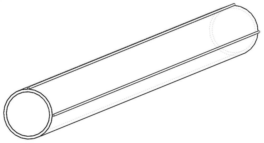 A method and device for casing strain monitoring based on axially arranged optical fibers