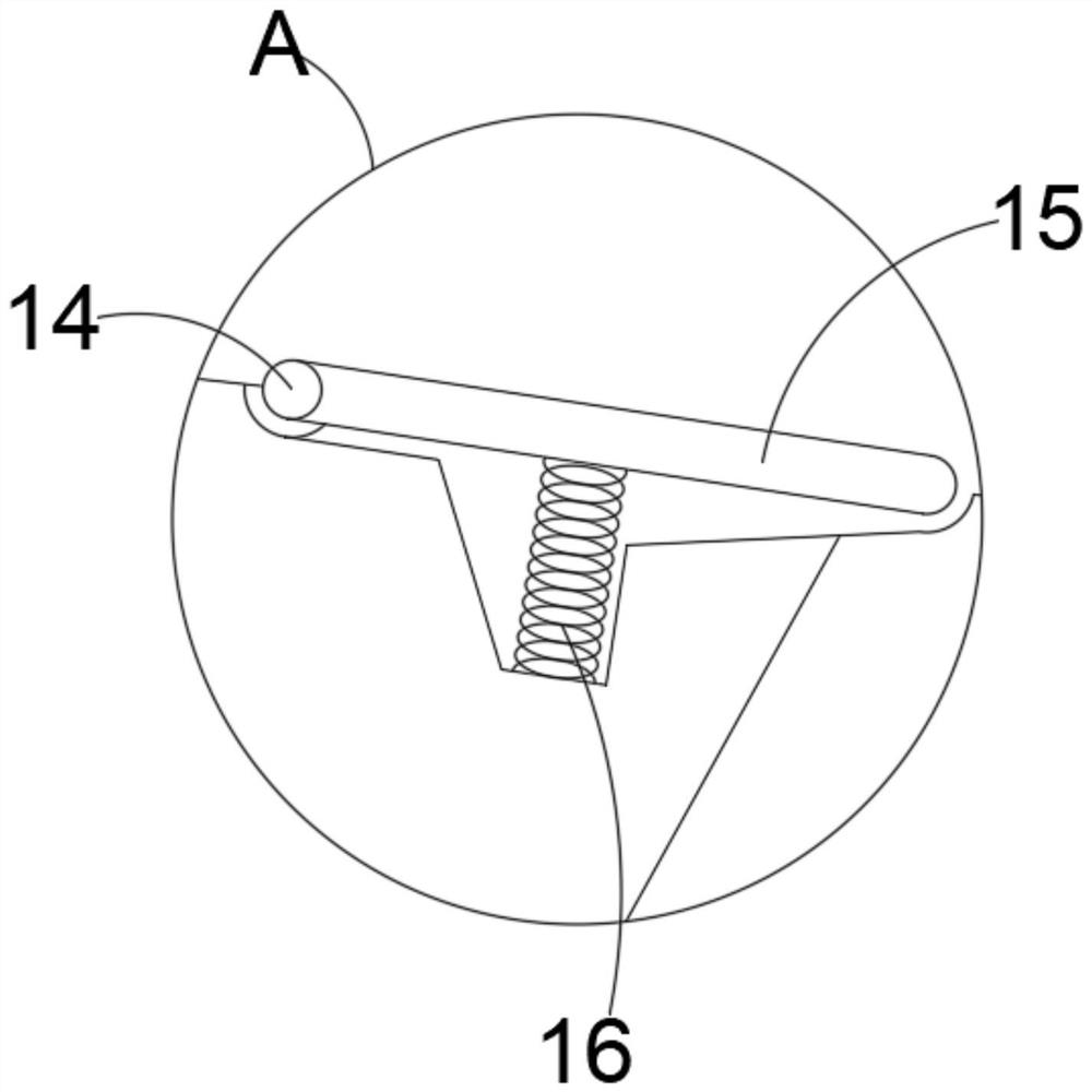 Automobile rain collecting plate spontaneous combustion preventing device