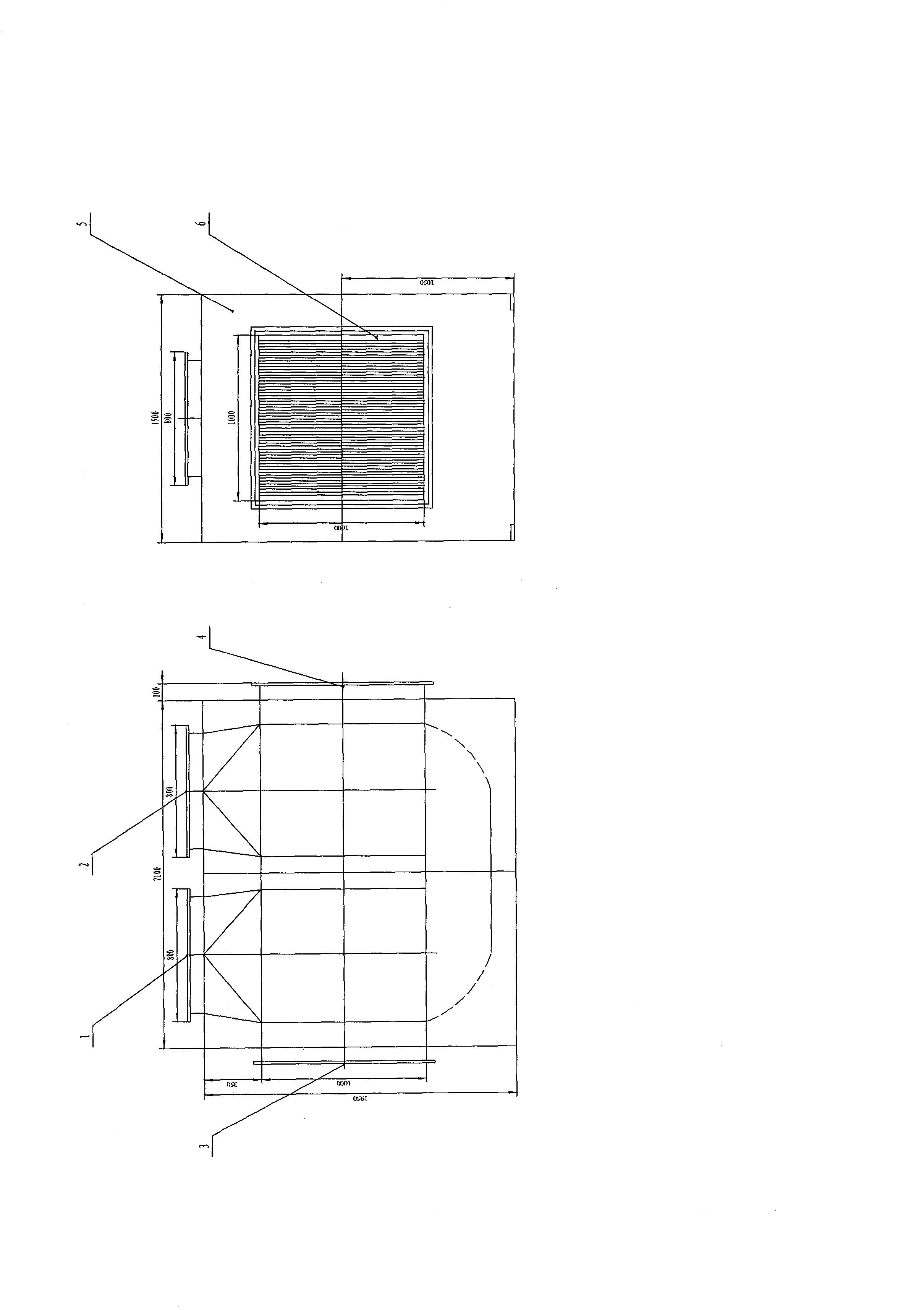 Plate and tube type heat exchanger