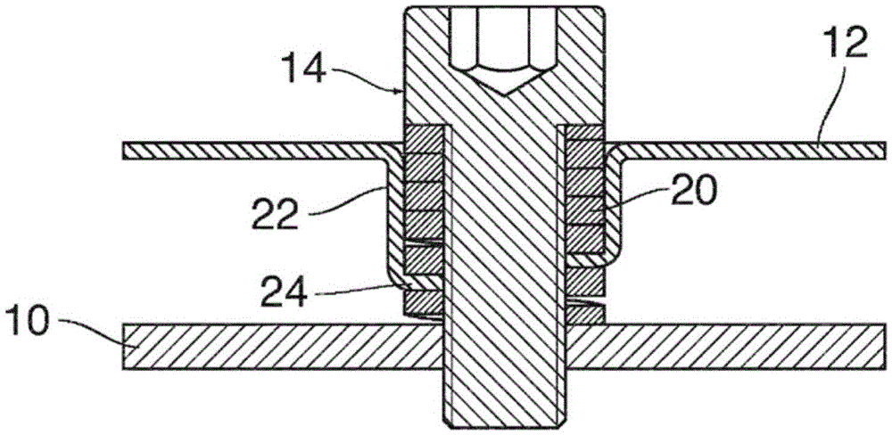 Arrangement for connecting components