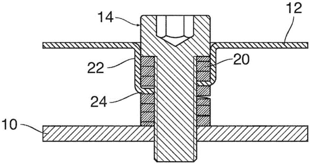 Arrangement for connecting components